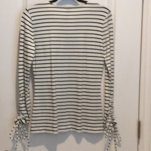 ANN Taylor horizontal stripe Tee - Picture 2 of 2